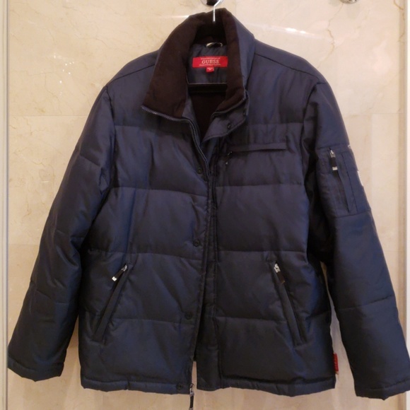 guess navy blue jacket